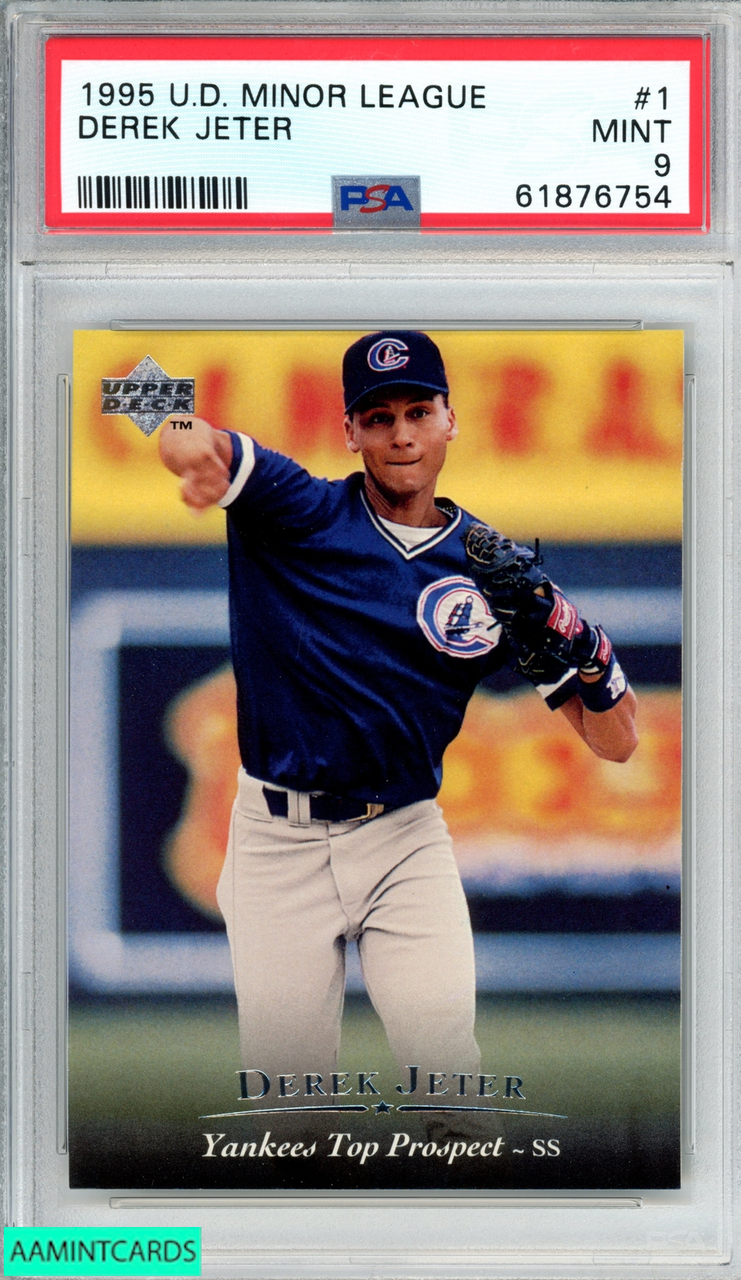 1995 UPPER DECK MINOR LEAGUE DEREK JETER #1 NEW YORK YANKEES HOF