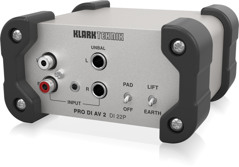 Midas DI 22P - Klark Teknik Passive Stereo DI Box with MIDAS