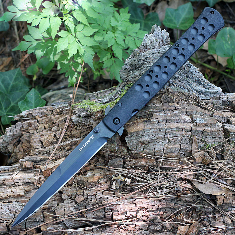 Cold Steel Ti-Lite | Black CS26SXPBKBK | Knifeworks