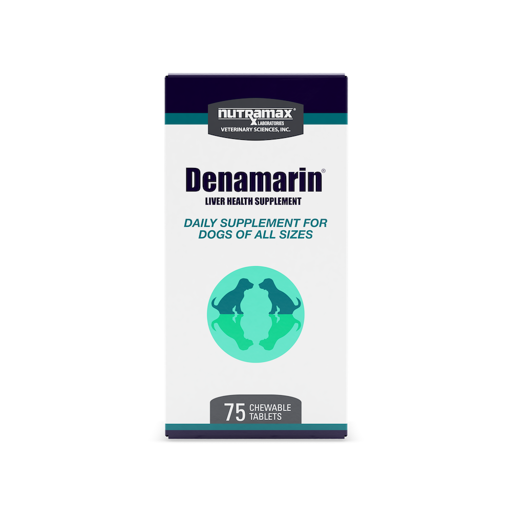 Nutramax Denamarin Liver Health Supplement for Dogs, With S
