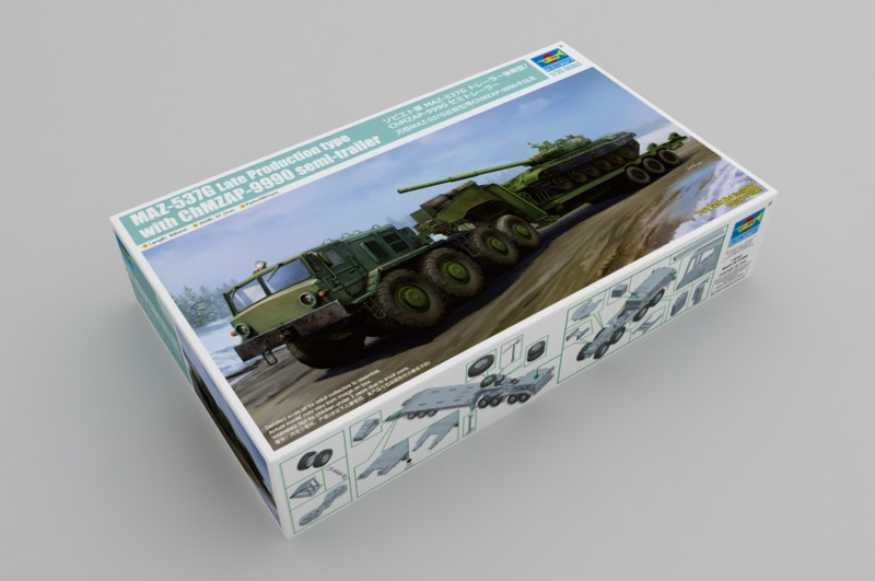 MAZ-537G Late Production Tank Transporter w/ChMZAP-9990 Semi