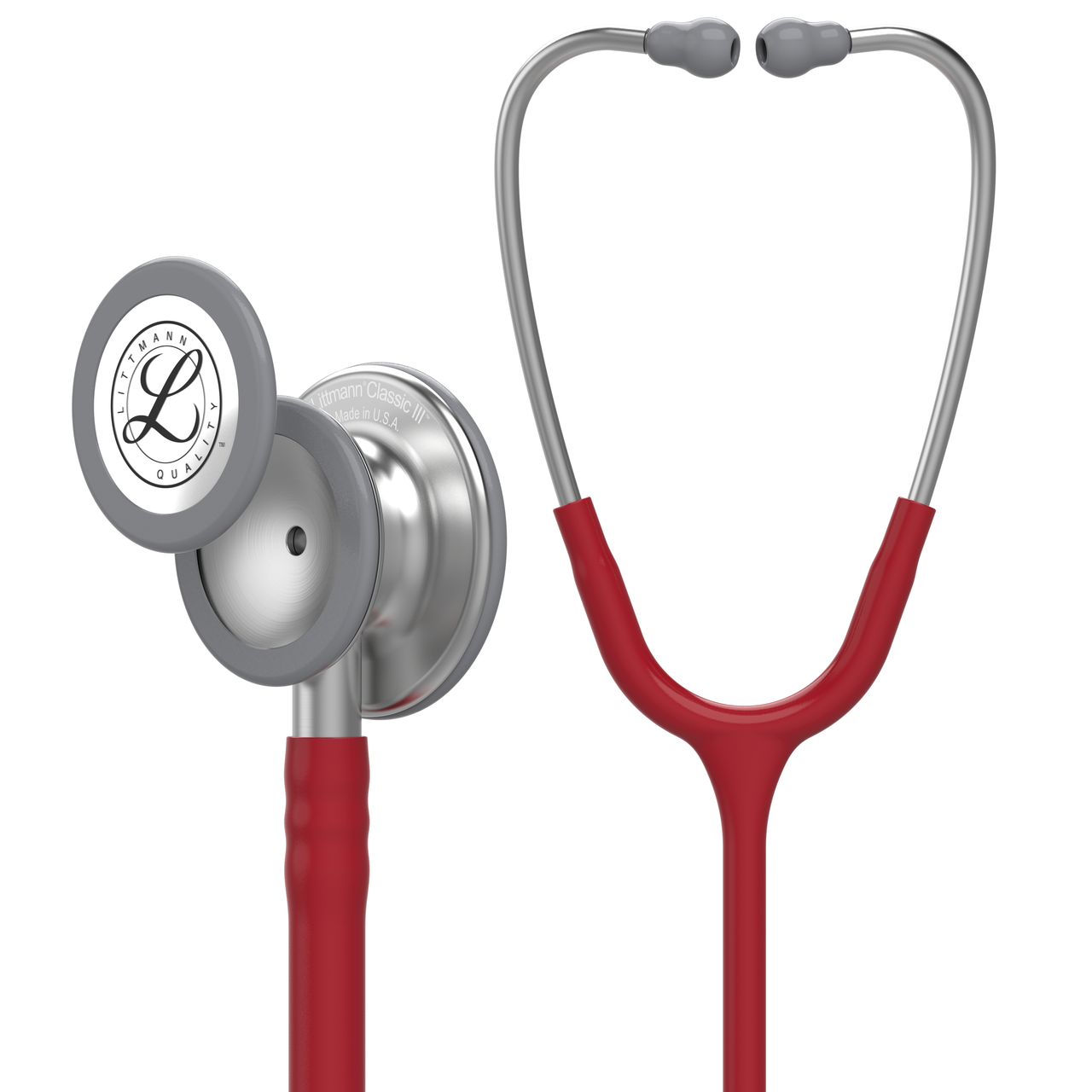 Littmann Classic III Stethoscope, Burgundy, 5627 - Stethoscope.com