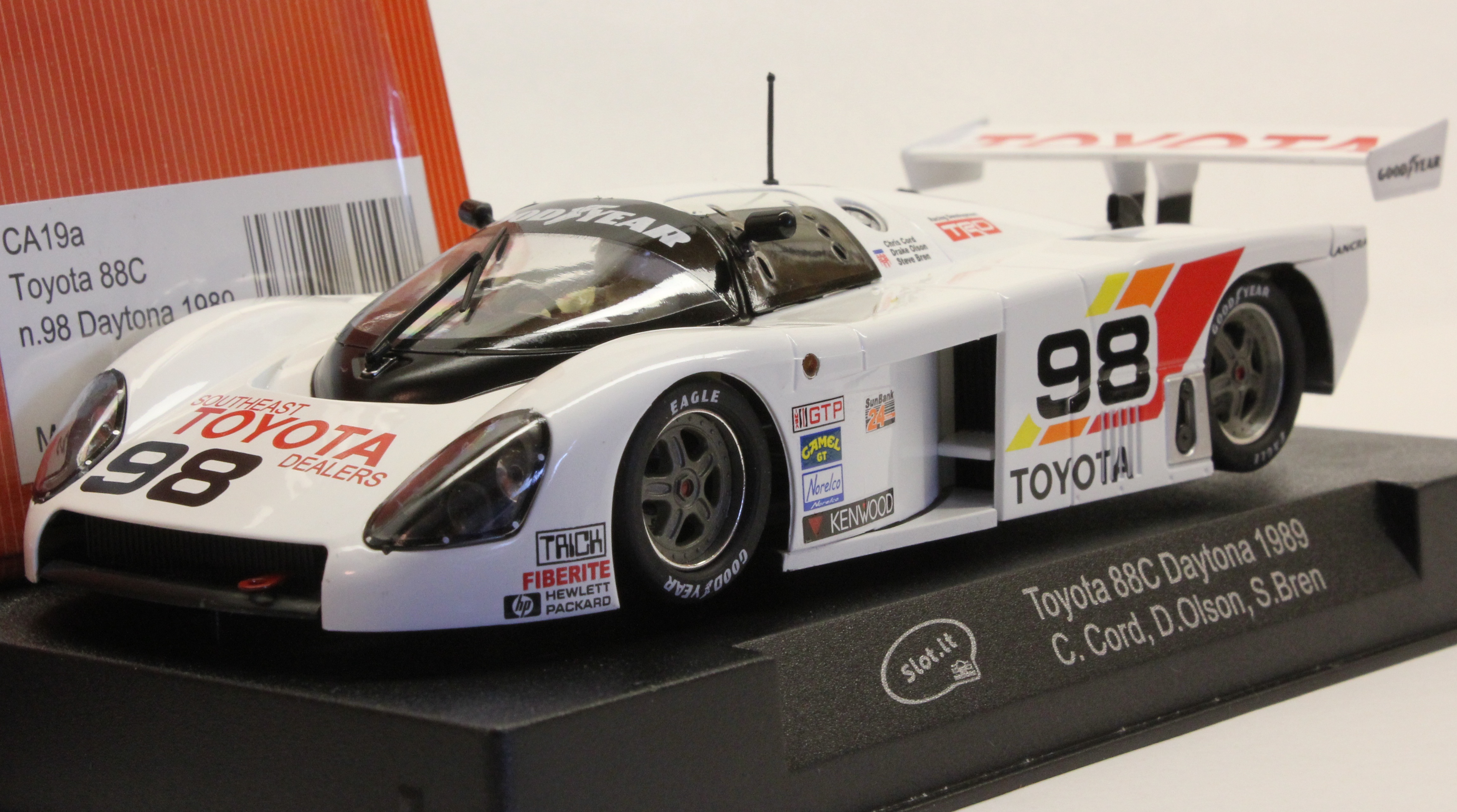 SICA19A Slot.it Toyota 88C Daytona 1989 1:32 Slot Car - Great