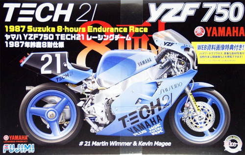 Fujimi 1/12 YAMAHA YZR750 TECH21 Motorcycle Bike Plastic Model Kit