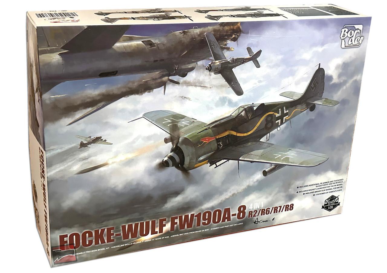 1/35 Border Model Focke-Wulf FW-190A-8 (4in1) Plastic Model Kit