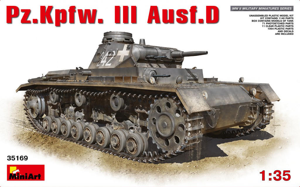 1/35 MiniArt Pz.Kpfw. III Ausf.D - Squadron.com