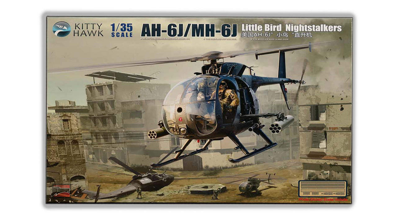 1/35 Kitty Hawk AH-6J/MH-6J Little Bird Plastic Model Kit