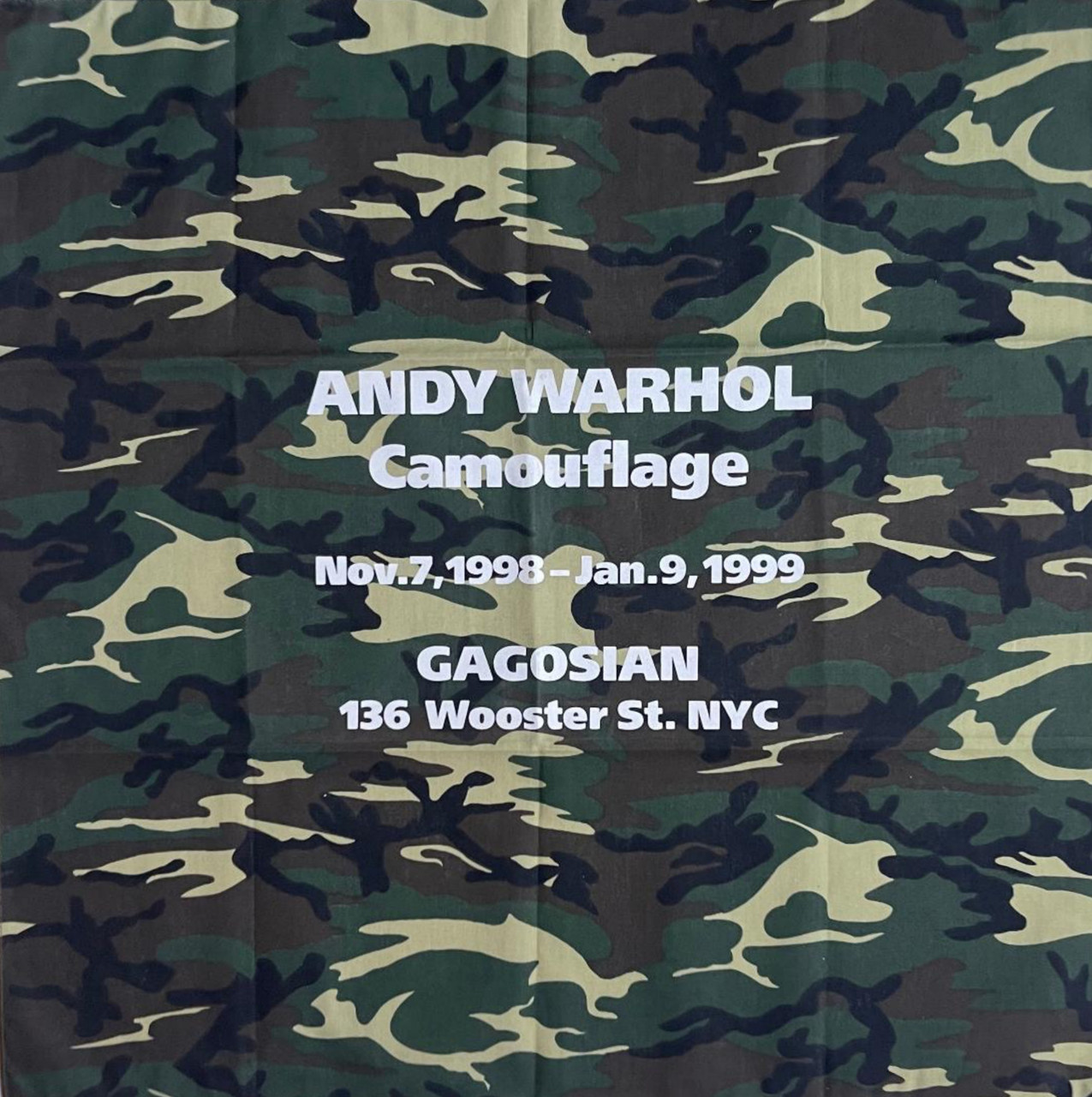 アート・デザイン・音楽 Andy Warhol Camouflage アート・デザイン