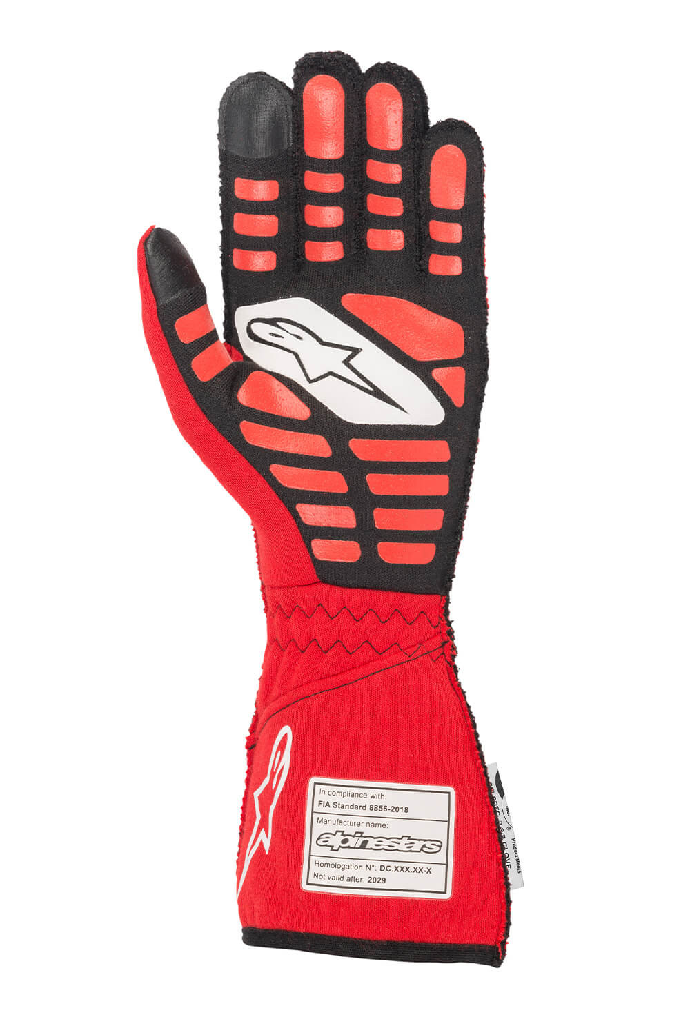 Tech-1 ZX V2 Gloves Red Black for Racing