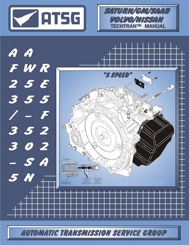 AW55-50/51SN / AF23/33-5 / RE5F22A Transmission Rebuild Manual