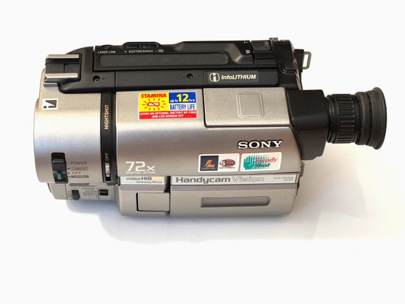 Sony CCD-TRV72 Hi8 Handycam Camcorder – 360x Digital Zoom