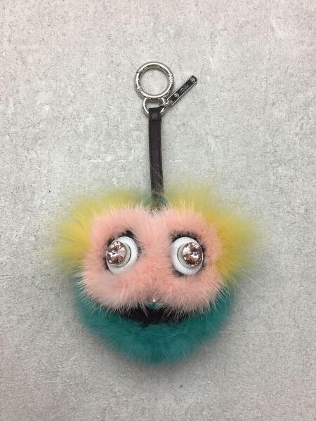 FENDI(フェンディ) ⁄ ポンポンチャーム⁄キーホルダー⁄7AR399⁄--⁄BLU
