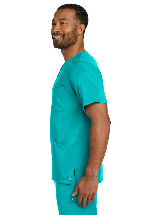 Wink Men's Premiere Flex V-Neck Top | Product | SanMar