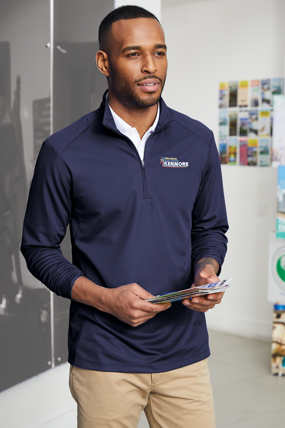 Port Authority Pinpoint Mesh 1/2-Zip | Product | Port Authority