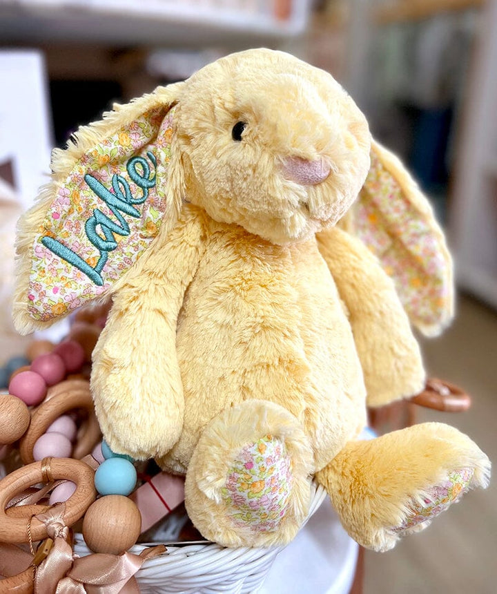 Jellycat Bashful Blossom - Lemon Bunny Original (Medium) - Retired