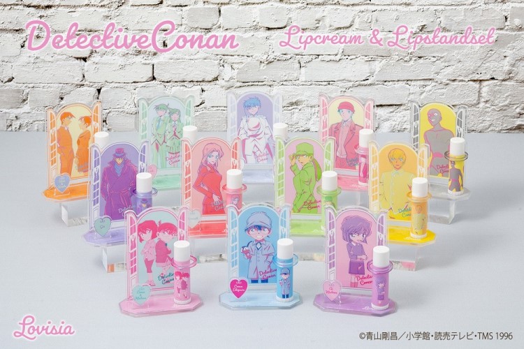 名探偵コナン」リップクリーム＆リップスタンドセットが「Lovisia