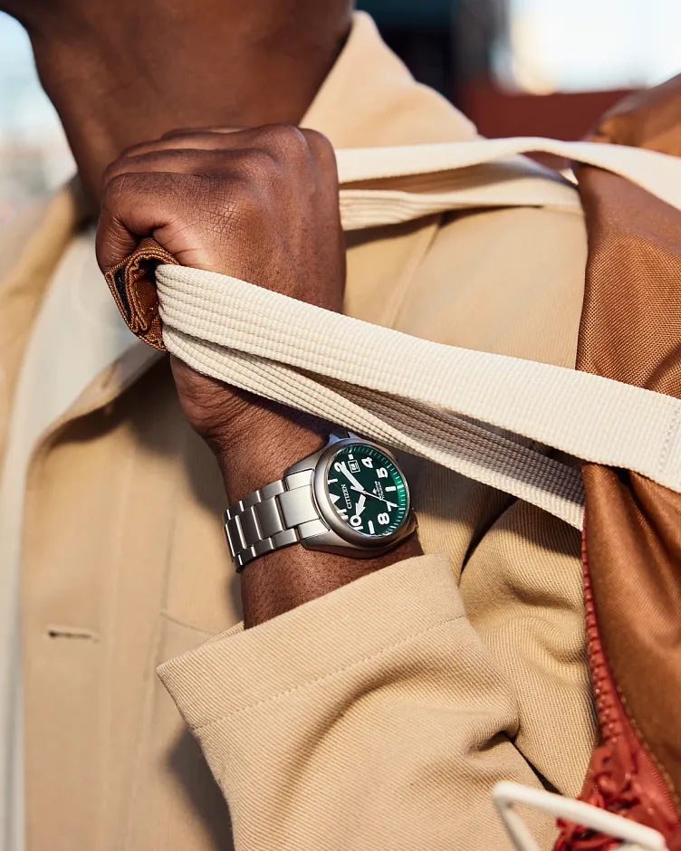 Promaster Tough Green Dial Super Titanium Bracelet BN0241-59W