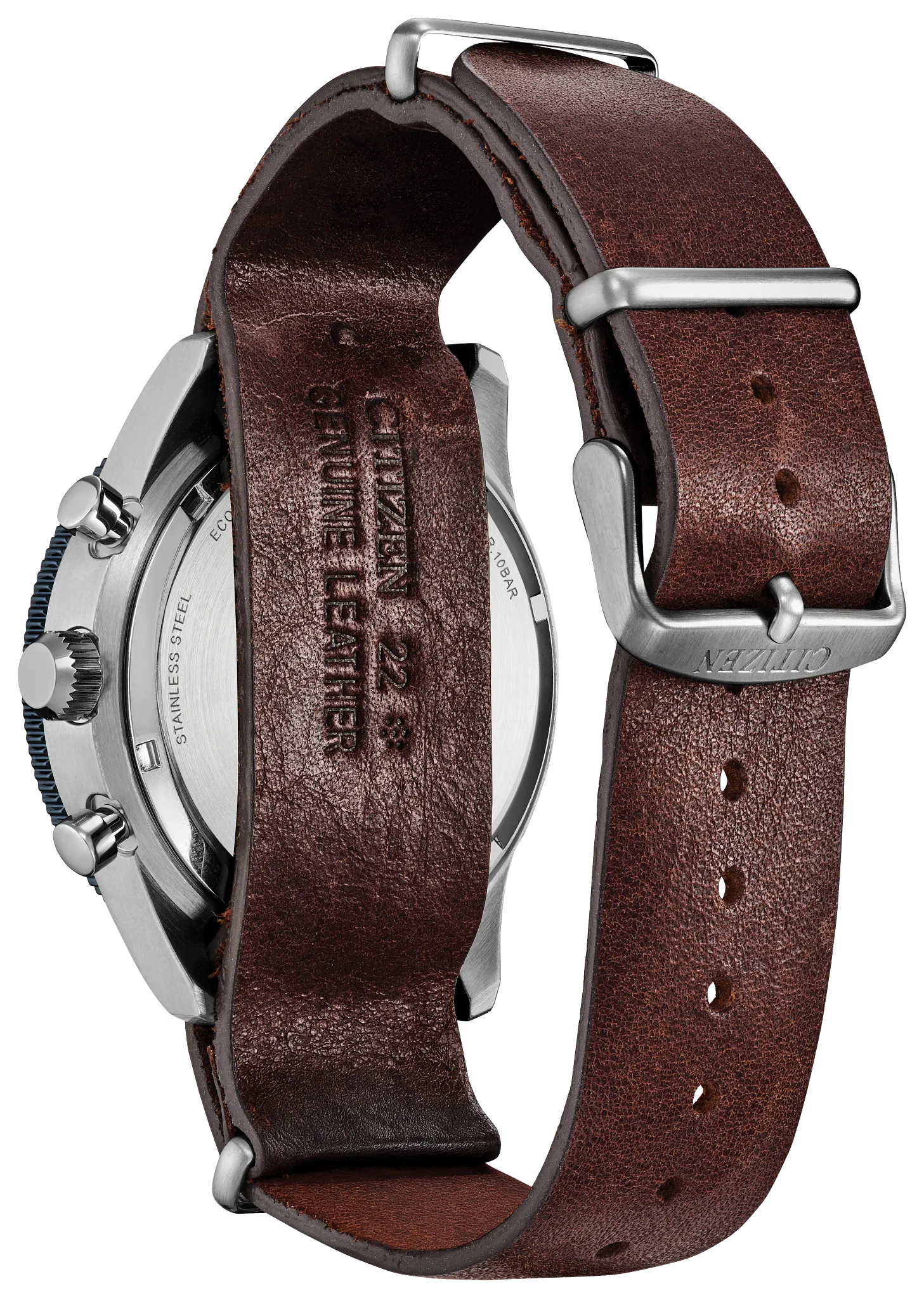 Terra Force Blue Dial Leather Strap CA4747-05L | CITIZEN