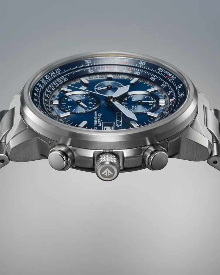 Promaster Navihawk A-T Blue Dial Stainless Steel Bracelet AT8300