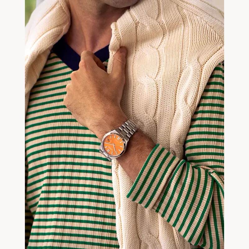 TSUYOSA Orange Dial Stainless Steel Bracelet NJ0151-53Z | CITIZEN