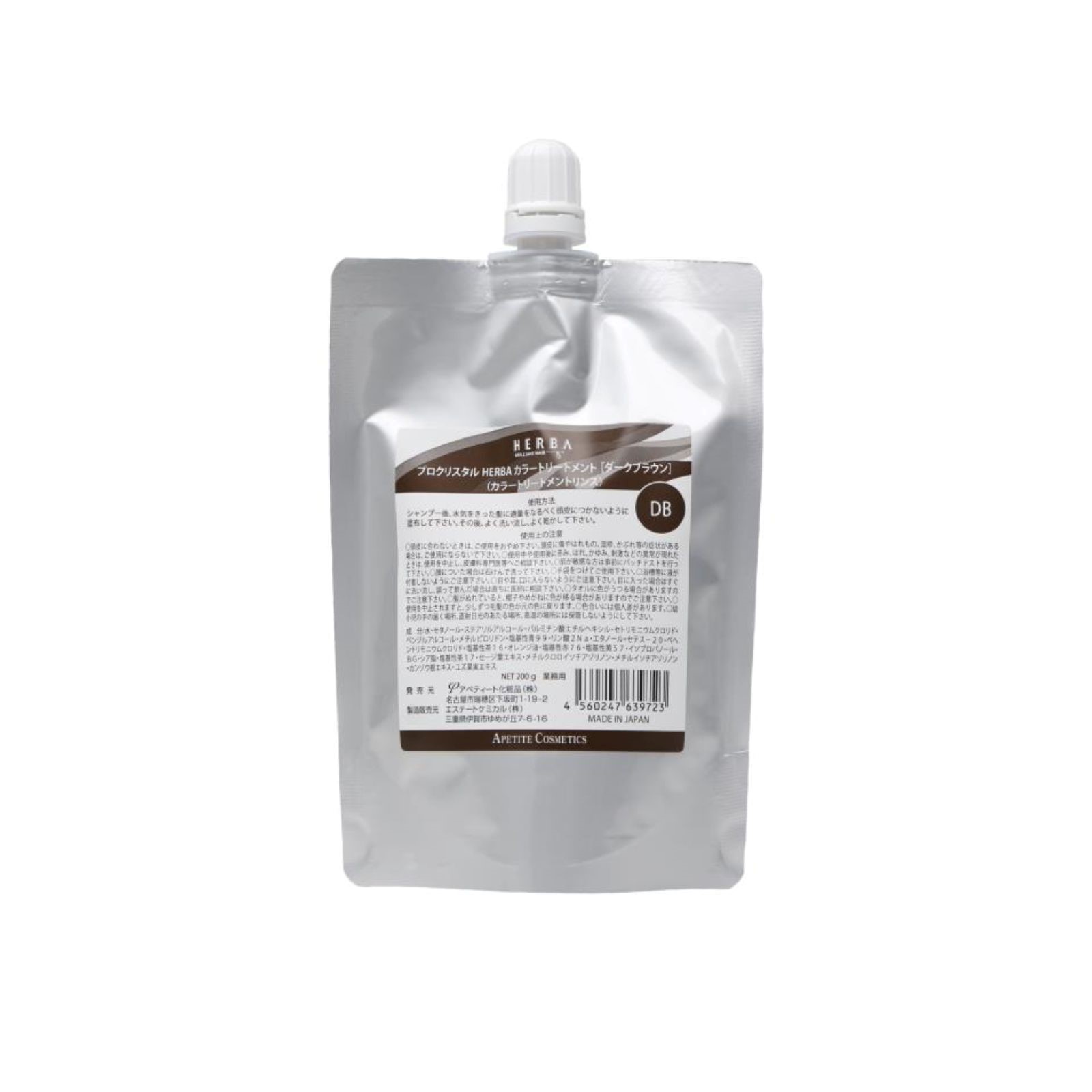 ノンジアミンカラートリートメント【Dブラウン】200g｜アペティート