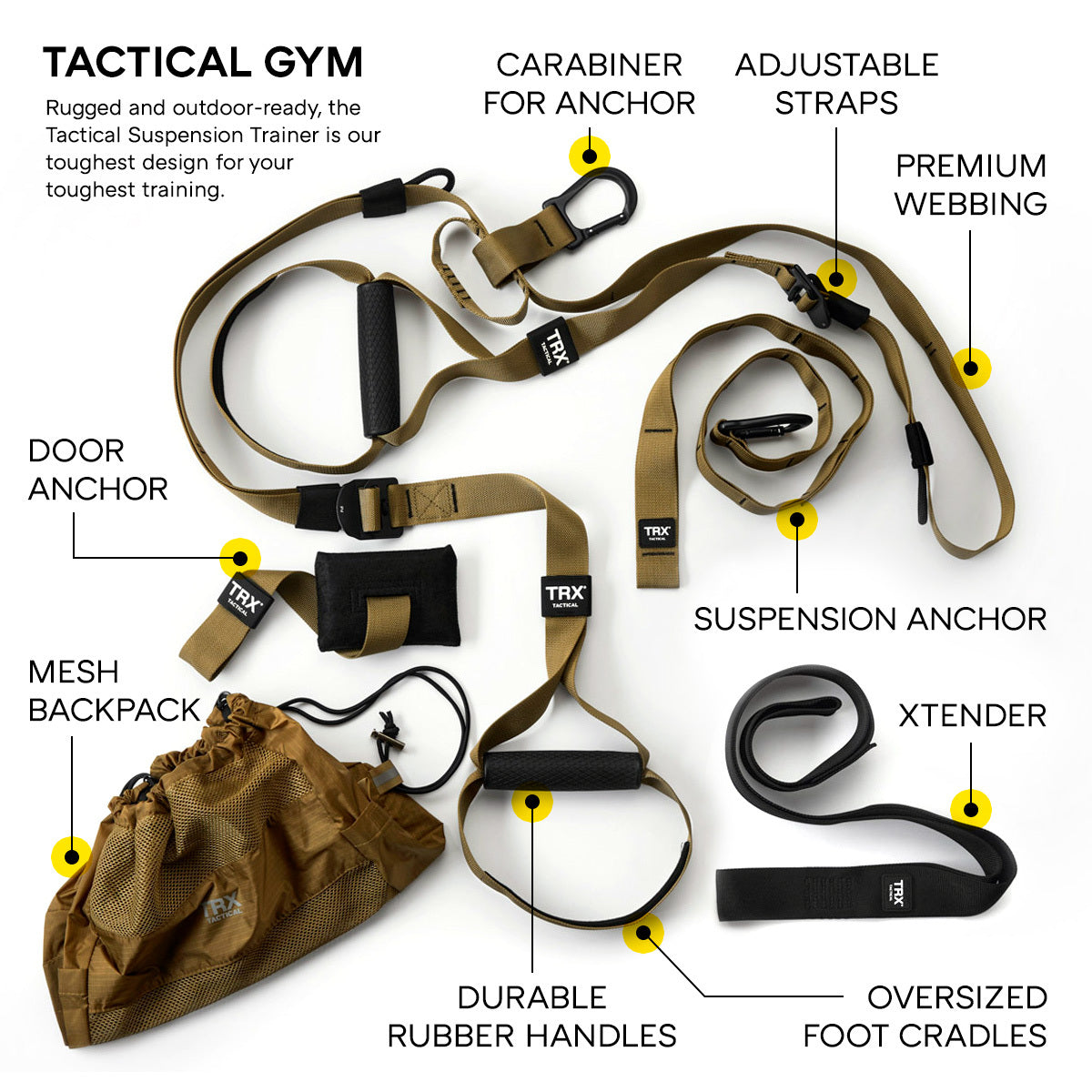 TRX Tactical Gym | Ultimate Suspension Trainer | Functional