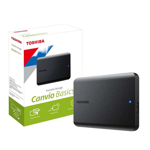 Buy TOSHIBA Canvio Basics 4TB Portable External HDD (Black Matt