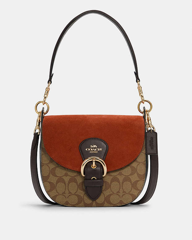 クリオ ショルダー バッグ 23 シグネチャー キャンバス ショルダーバッグ