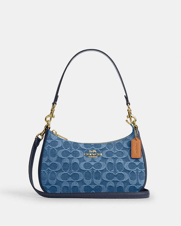 COACH® FI | Teri Shoulder Bag In Signature Denim