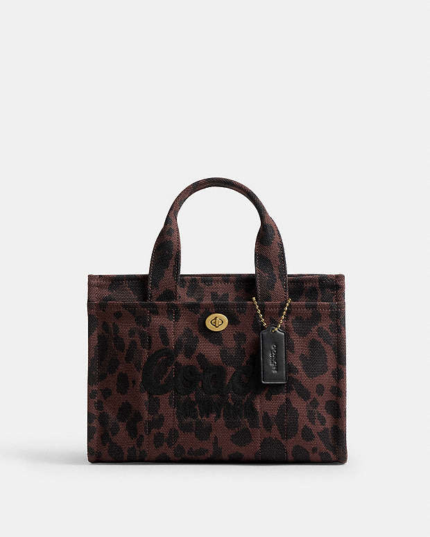 公式】COACH – コーチ | カーゴ トート 26・レオパード プリント