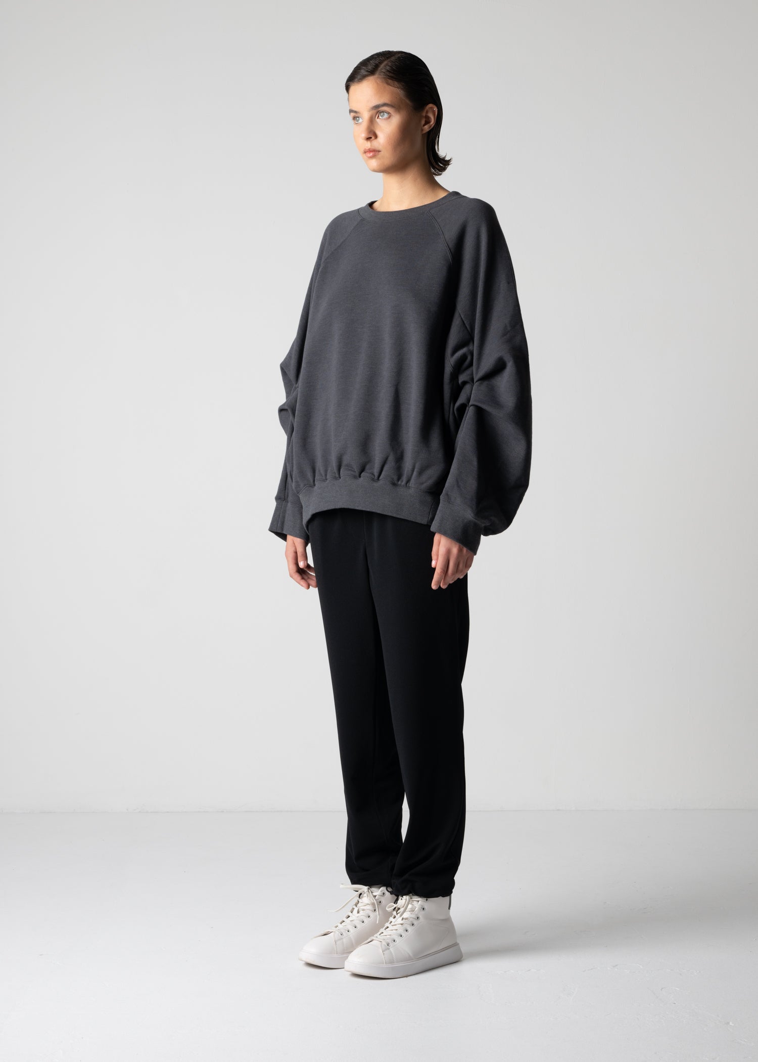 18 LEILA WIDE CUFF SWEAT SHIRT / HEAVY TERRY - C12 – COGTHEBIGSMOKE