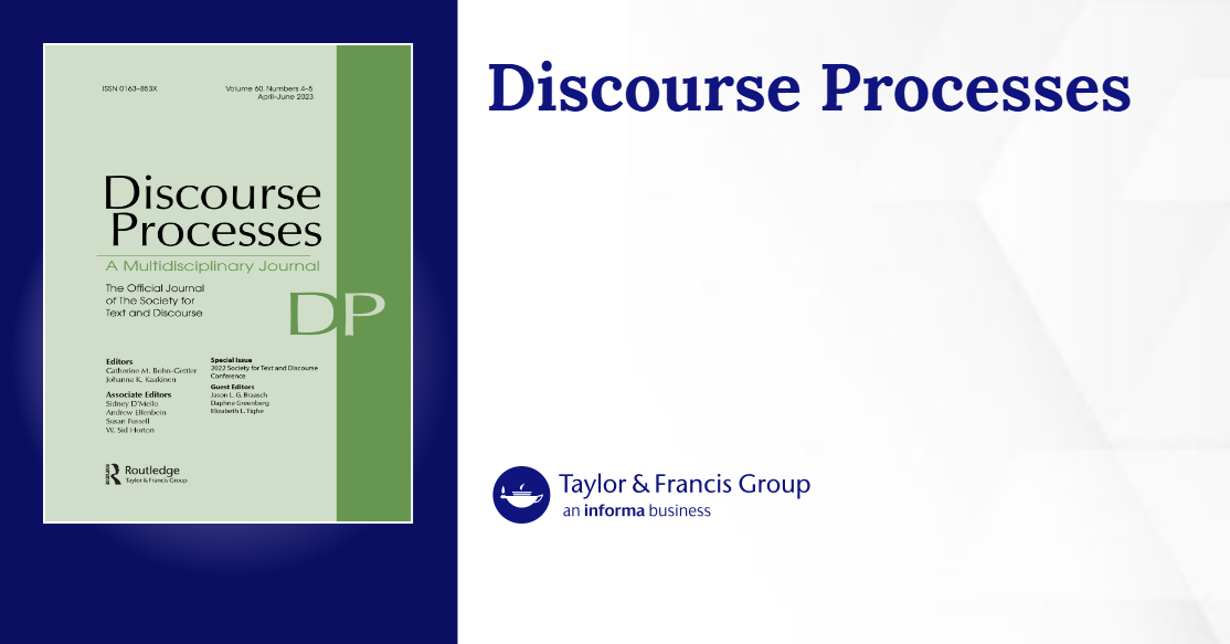 Discourse Processes | Journal | Taylor & Francis Online