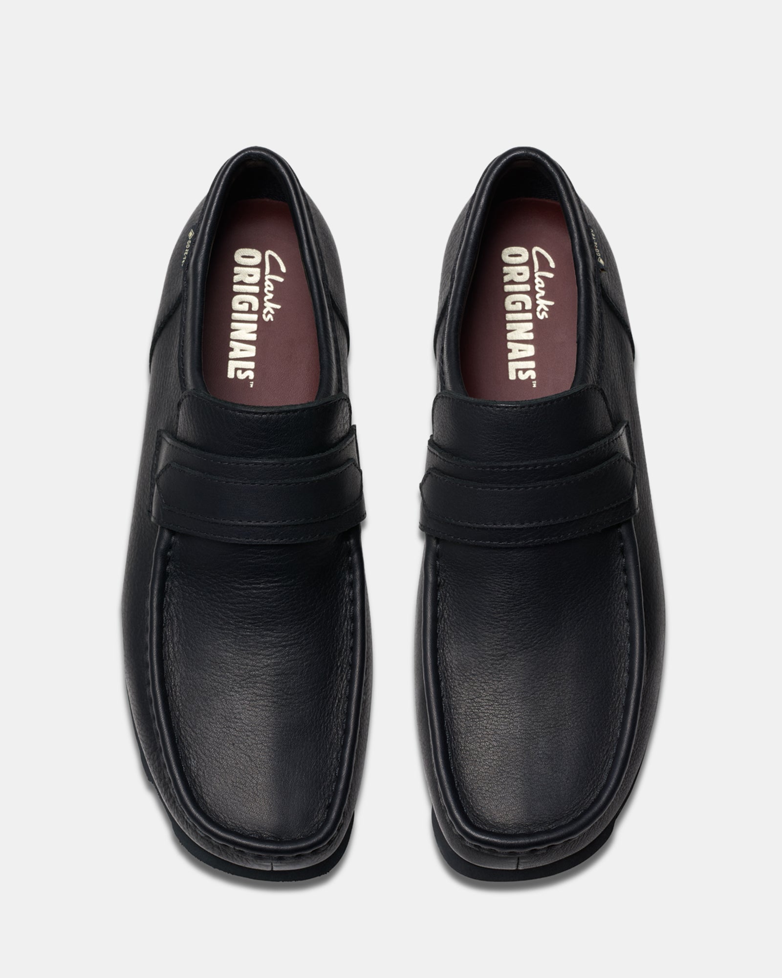 Wallaloafergtx Black Leather – Clarks