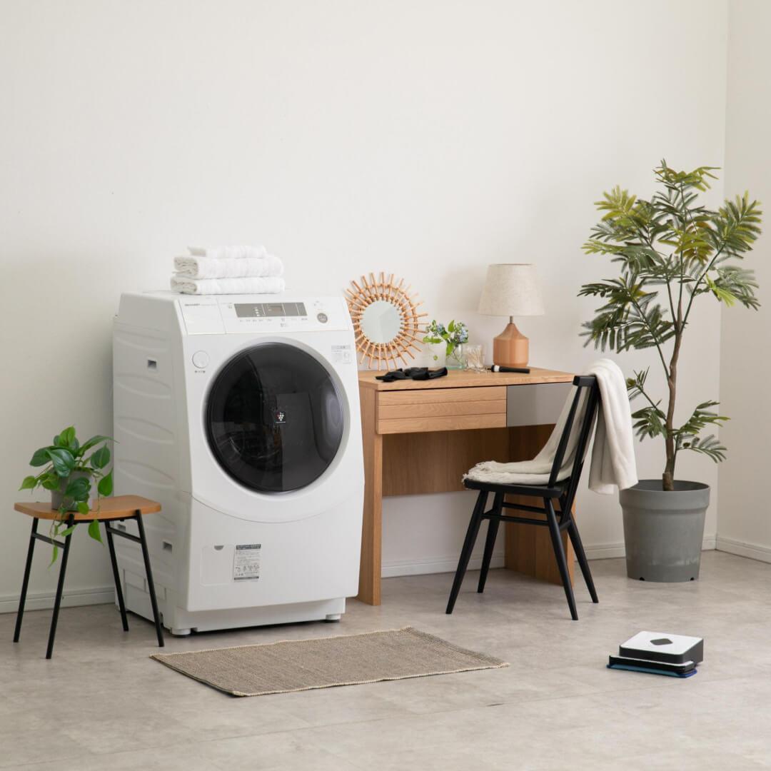 もりもりさま専用SHARP ドラム式洗濯機 本体 ホワイト もりもりさま