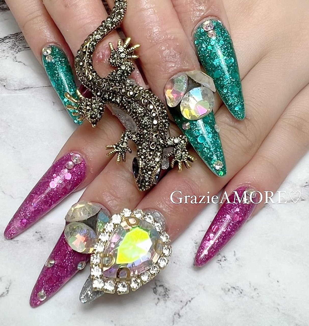 Grazie AMOREのネイルデザイン[No.7272154]｜ネイルブック