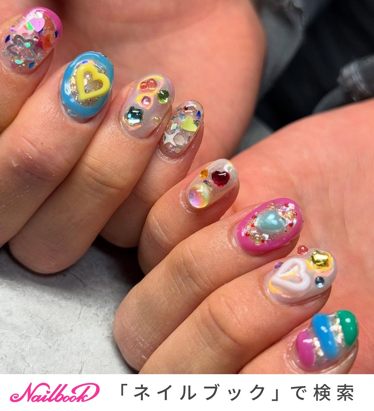 宝石箱のネイルデザイン｜ネイルブック