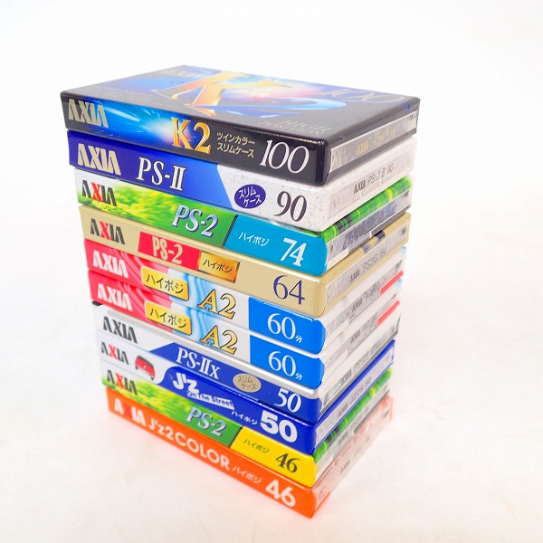 AXIAカセットテープup46・3本セット新品・未開封 AXIAカセットテープ