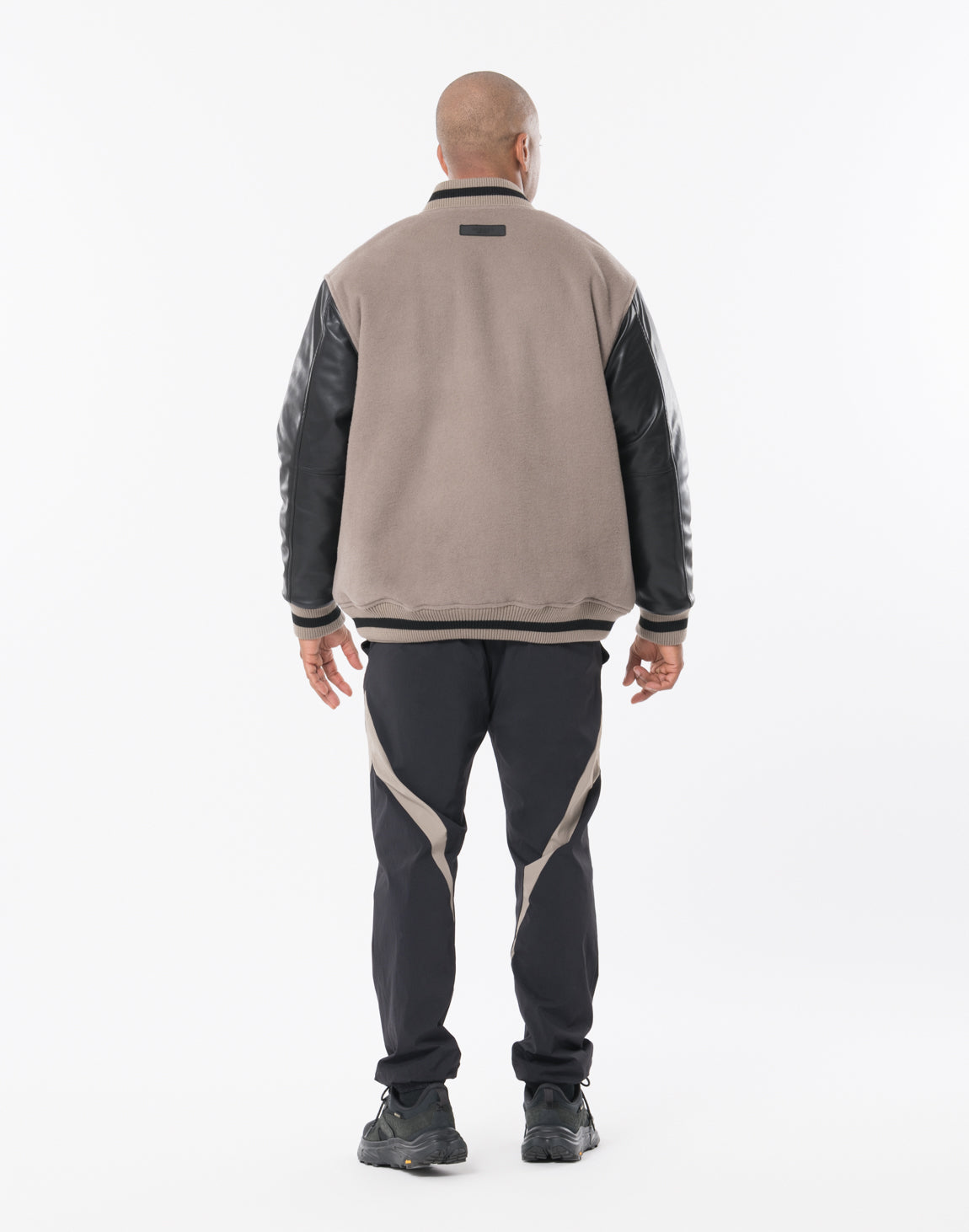 CRONOS STRETCH VARSITY JACKET【TAUPE】