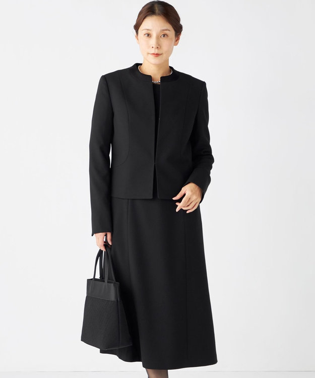 ウォッシャブル対応】ウォッシャブルドビー ジャケット＋ワンピース