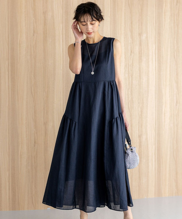 一部店舗限定/接触冷感/洗える】ラミータンブラー ノースリーブ