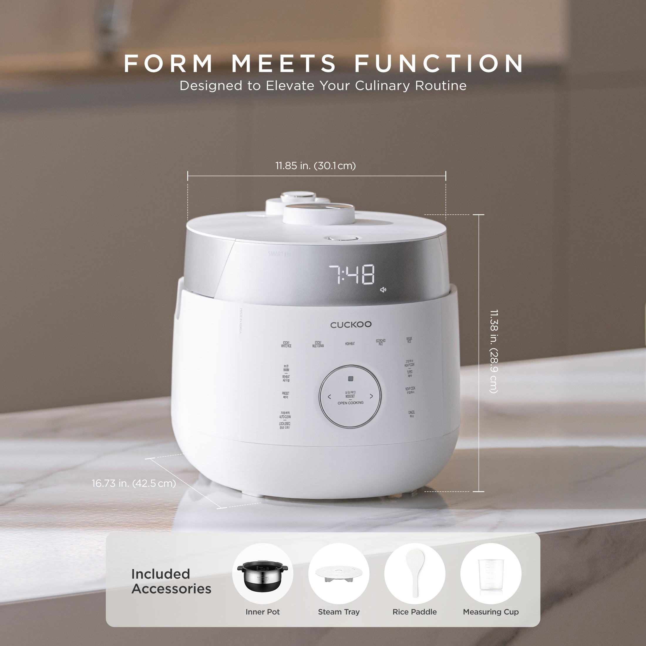 CRP-LHTR1009F | CUCKOO Twin Pressure Induction Rice Cooker