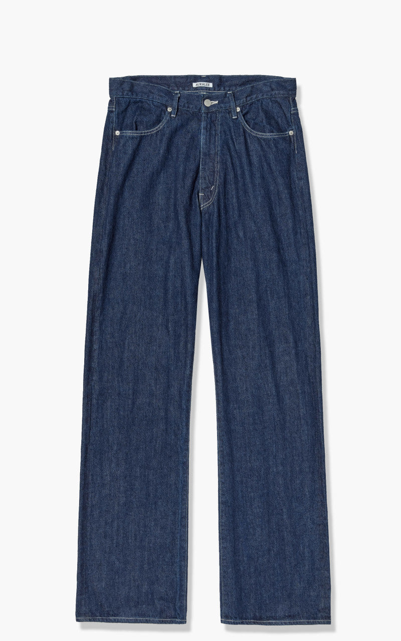 Auralee Selvedge Light Denim Pants Indigo