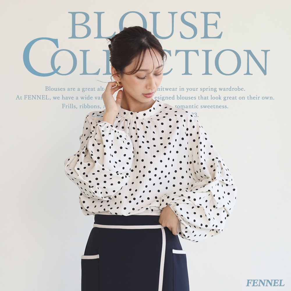 一枚で様になる着映え春ブラウス - ｜YAMADAYA STORE