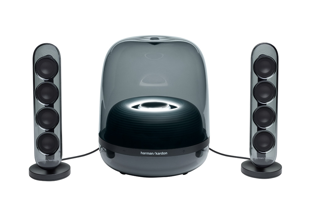 Harman Kardonのアクティブスピーカー「SoundSticks 4」に新色ブラック