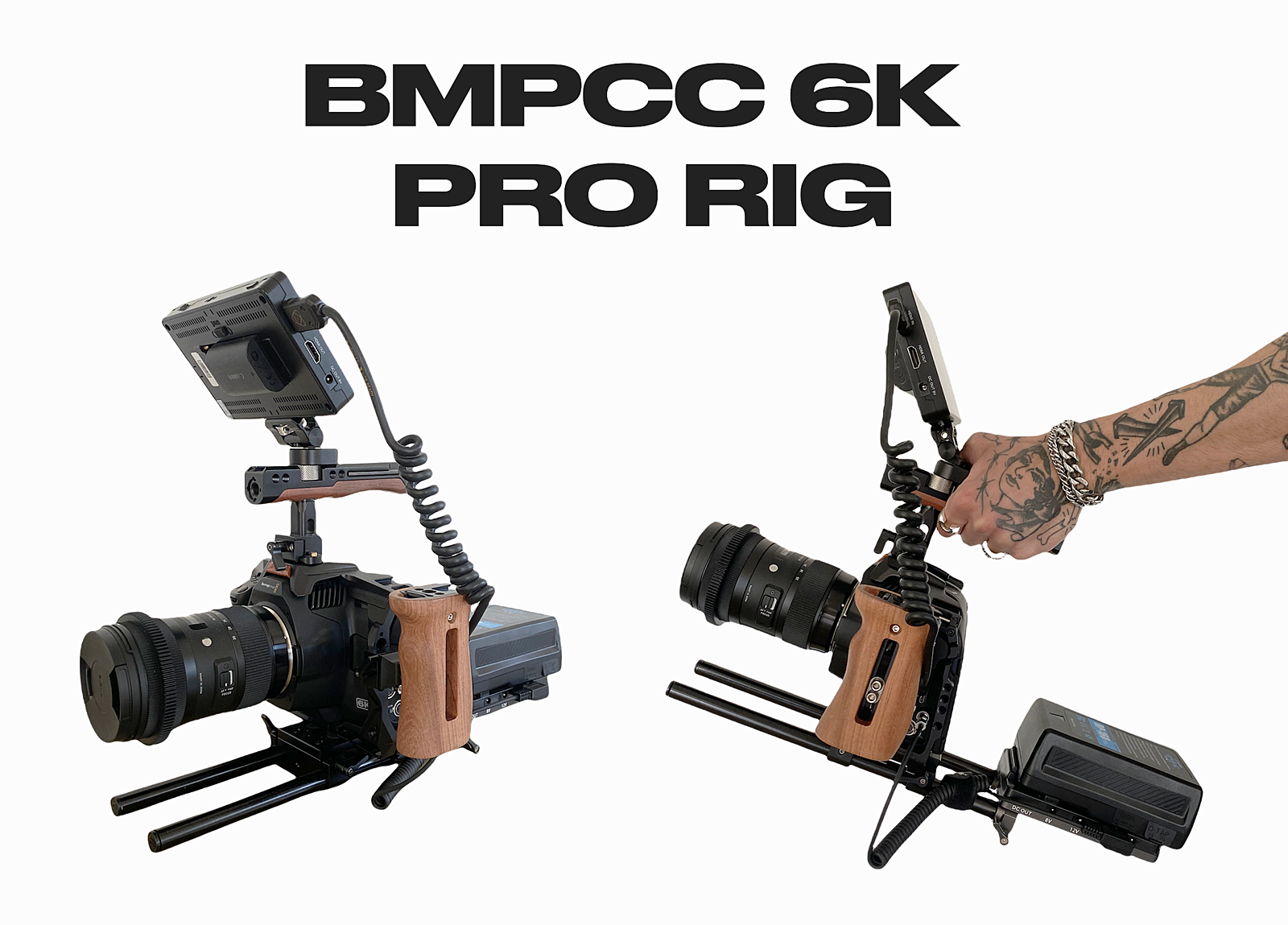 Rent a Blackmagic 6k Pro + Sigma 18-35MM Lens - Full Rig Kit, Best