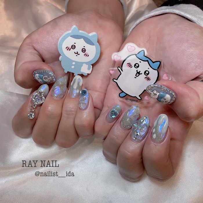 3dネイルパーツ ねこ くま 肉球 寝そべり 3dネイルパーツ ねこ 肉球 黒