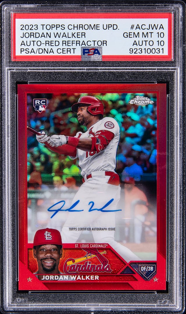 直筆サイン シリアル Topps JORDAN WALKER AUTO 【公式通販】