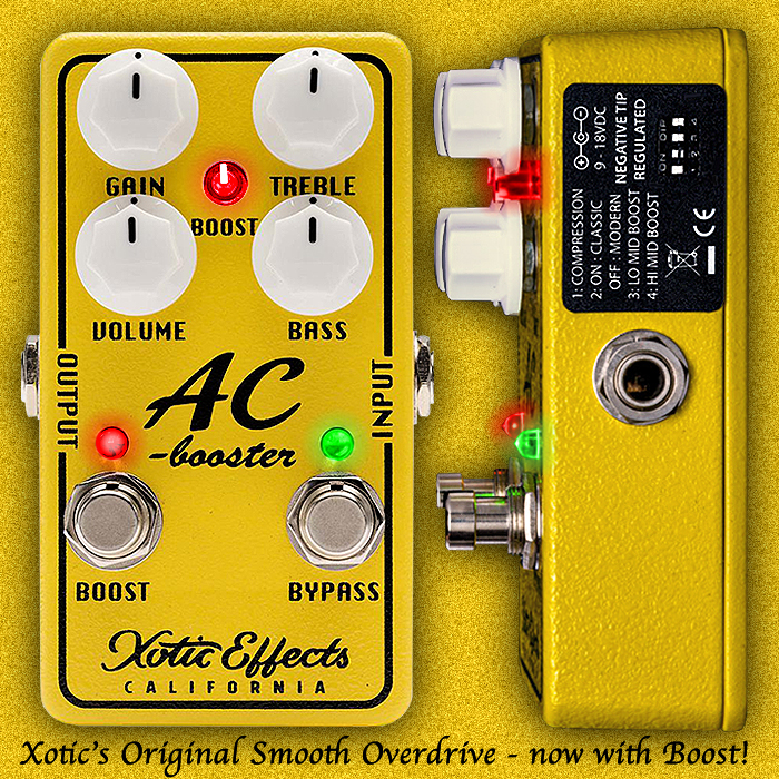 Guitar Pedal X - News - Xotic Effects brings back its AC Booster
