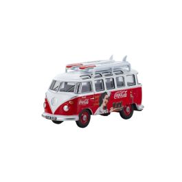 京商 ミニカー | OXFORD 1/76 VW T1 バス サーフボード付 コカ・コーラ