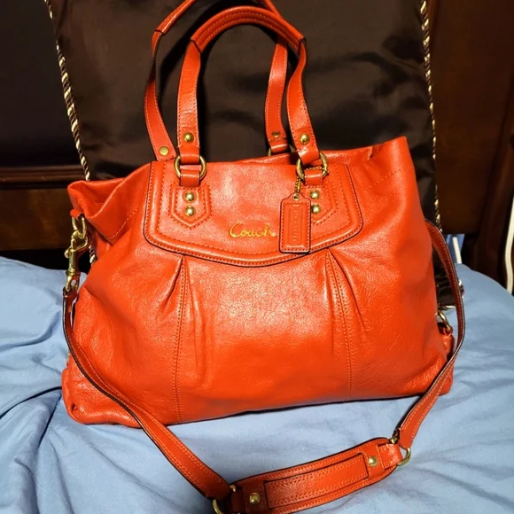 Coach | Bags | Coach Ashley Leather Tote | Poshmark